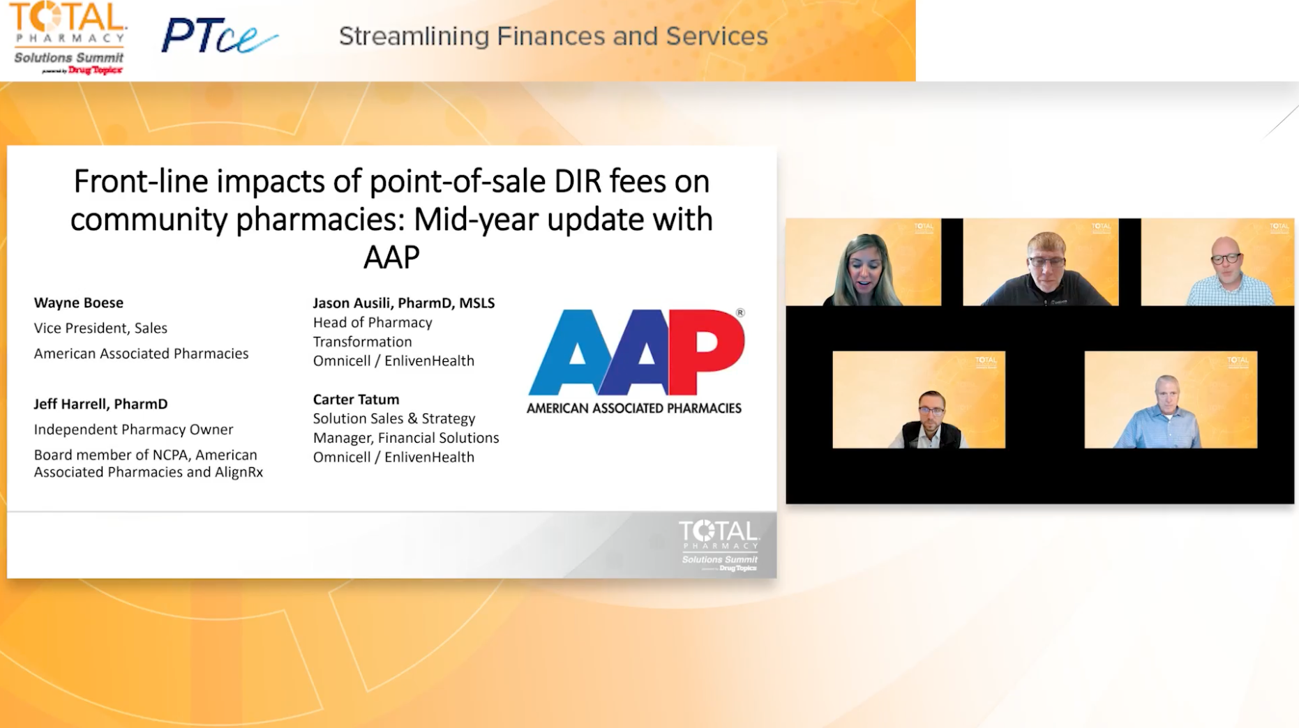 Front-Line Impacts of Point-of-Sale DIR Fees on Community Pharmacies: Mid-Year Update with AAP