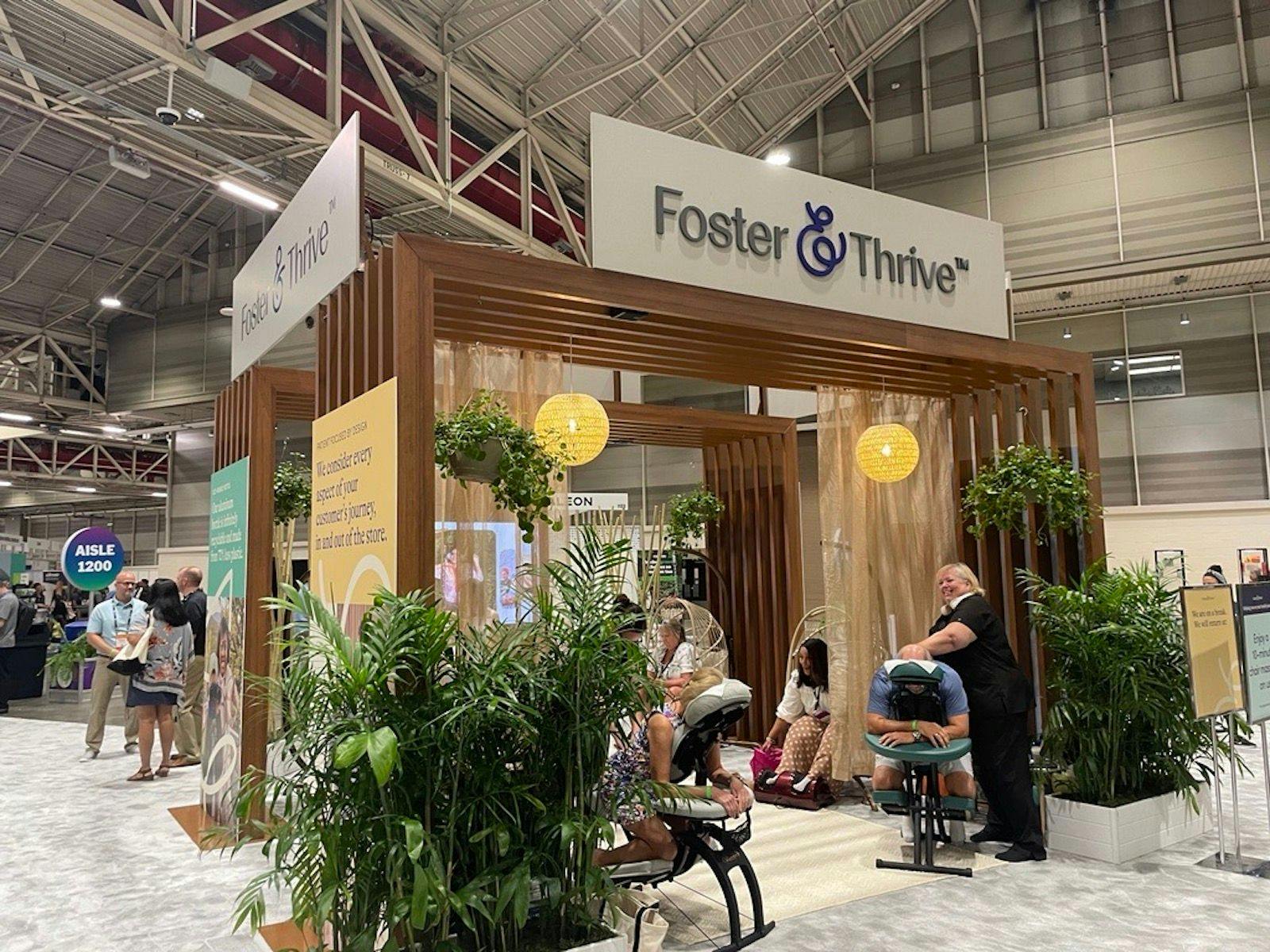 Foster & Thrive Booth on McKesson ideaShare 2024's exhibit floor | image credit: Brian Nowosielski